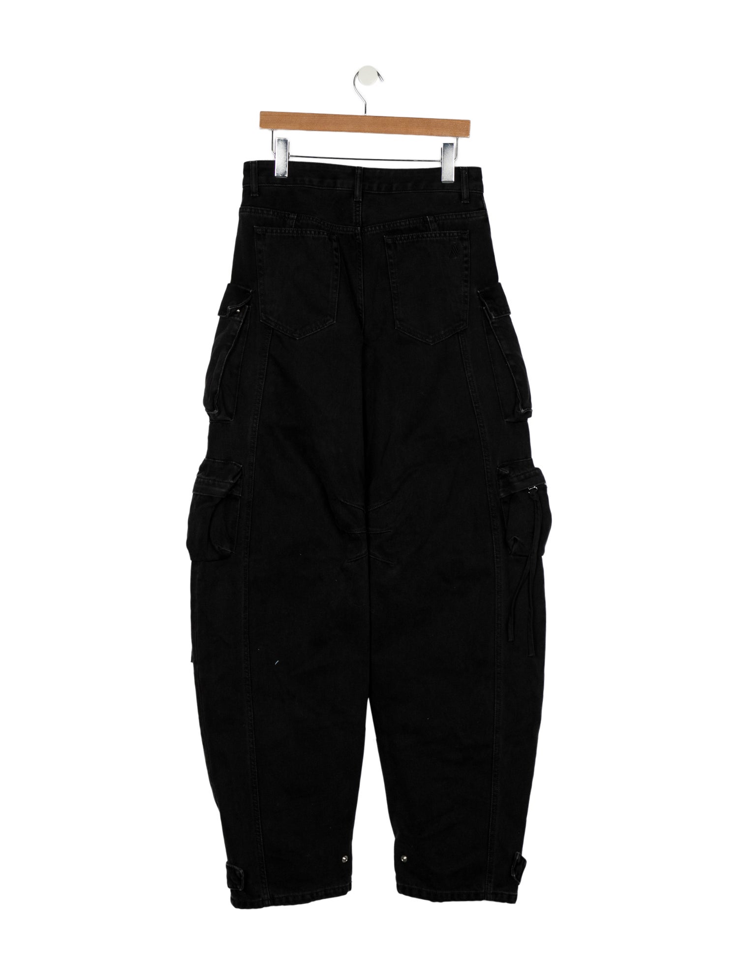 Attico High-Rise Wide Leg Jeans