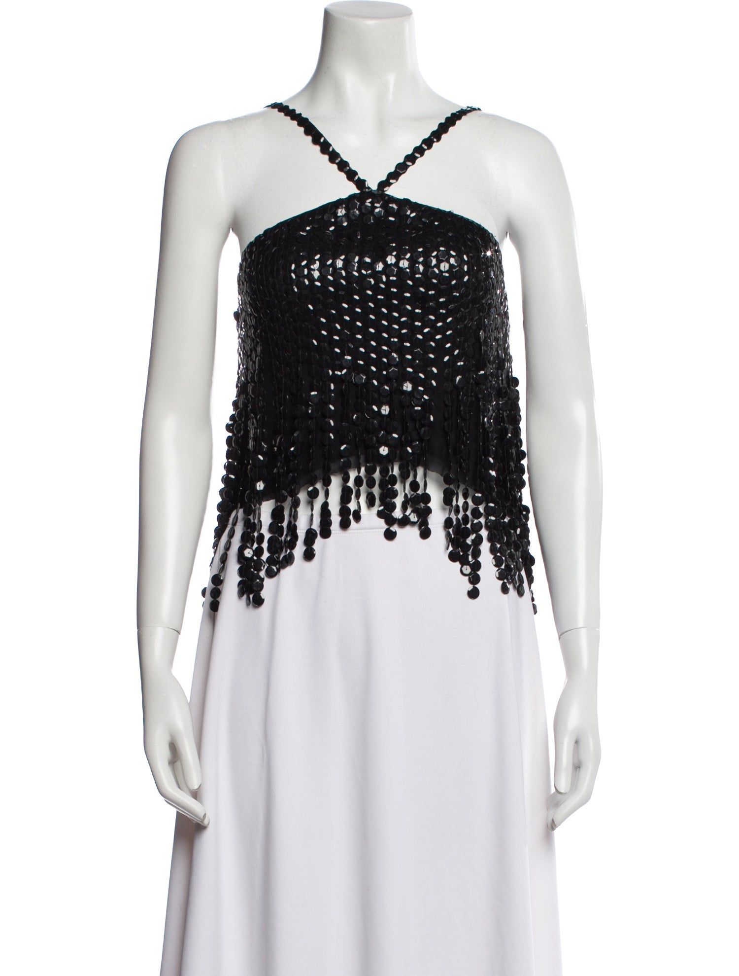 Attico Strapless Crop Top