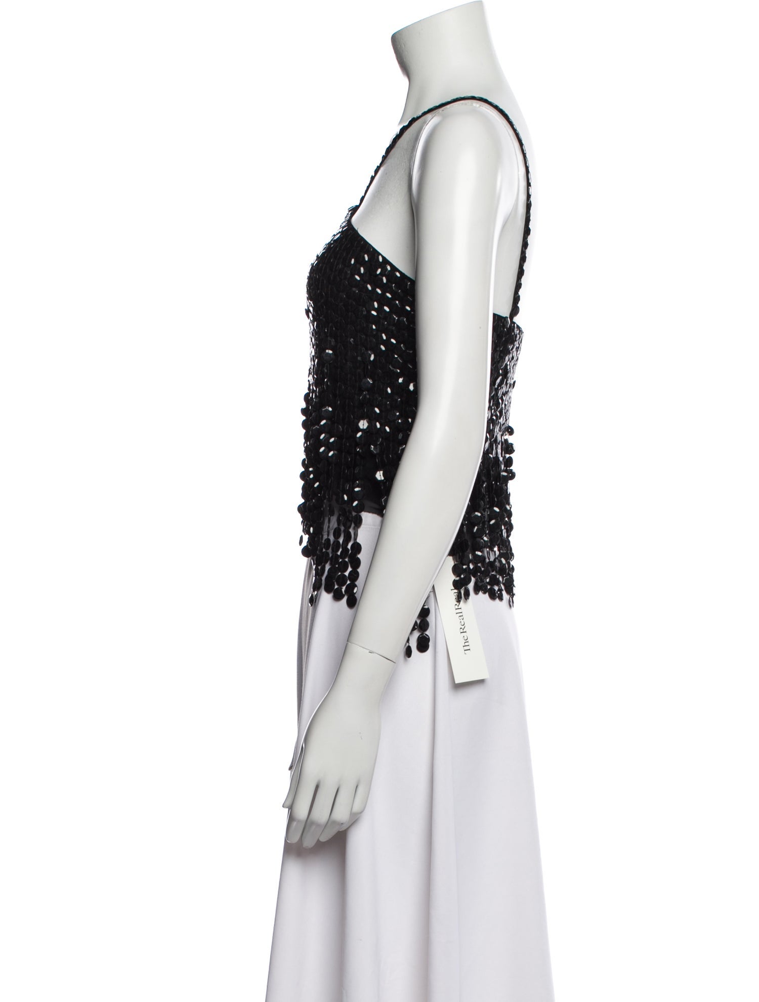 Attico Strapless Crop Top