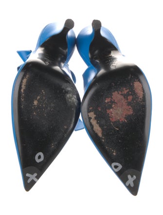 Attico Leather Slingback Pumps