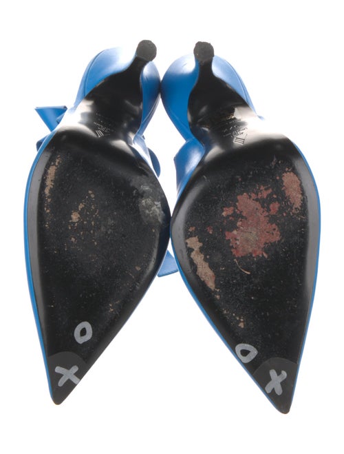 Attico Leather Slingback Pumps