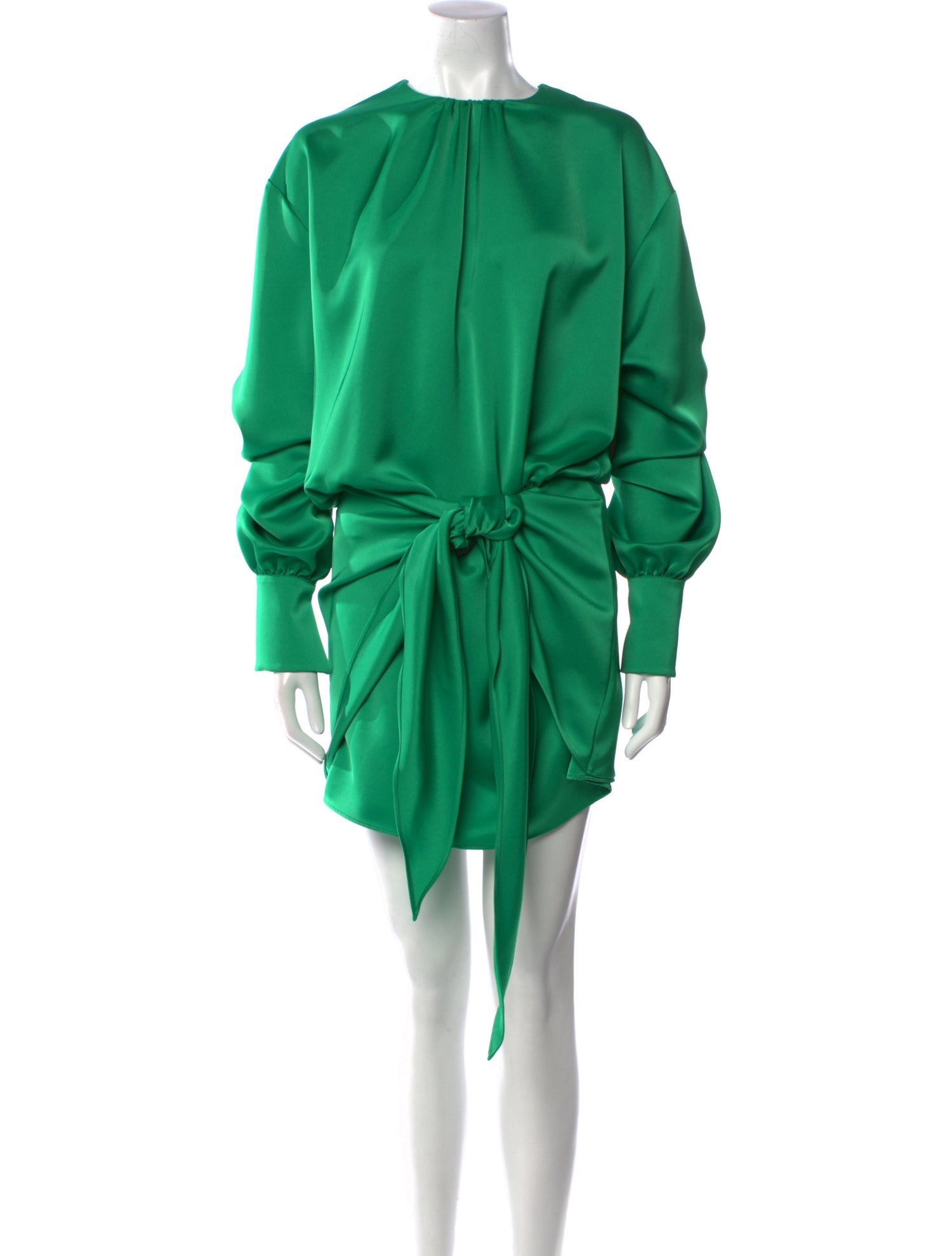 Attico Crew Neck Mini Dress