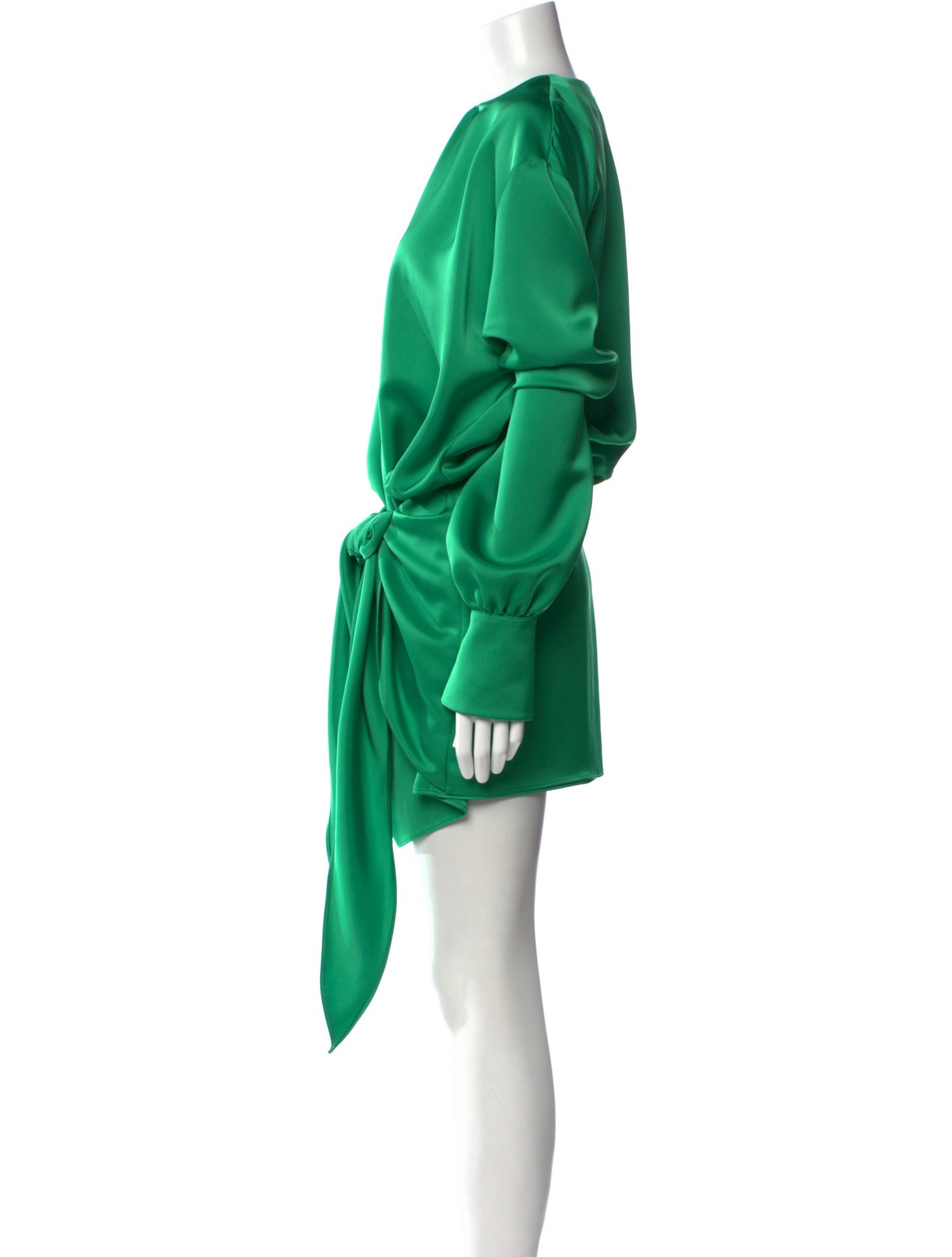 Attico Crew Neck Mini Dress