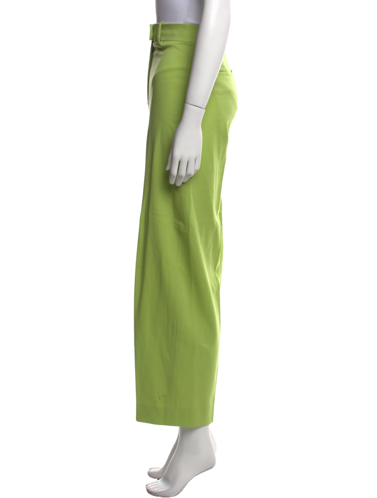 Attico Virgin Wool Wide Leg Pants