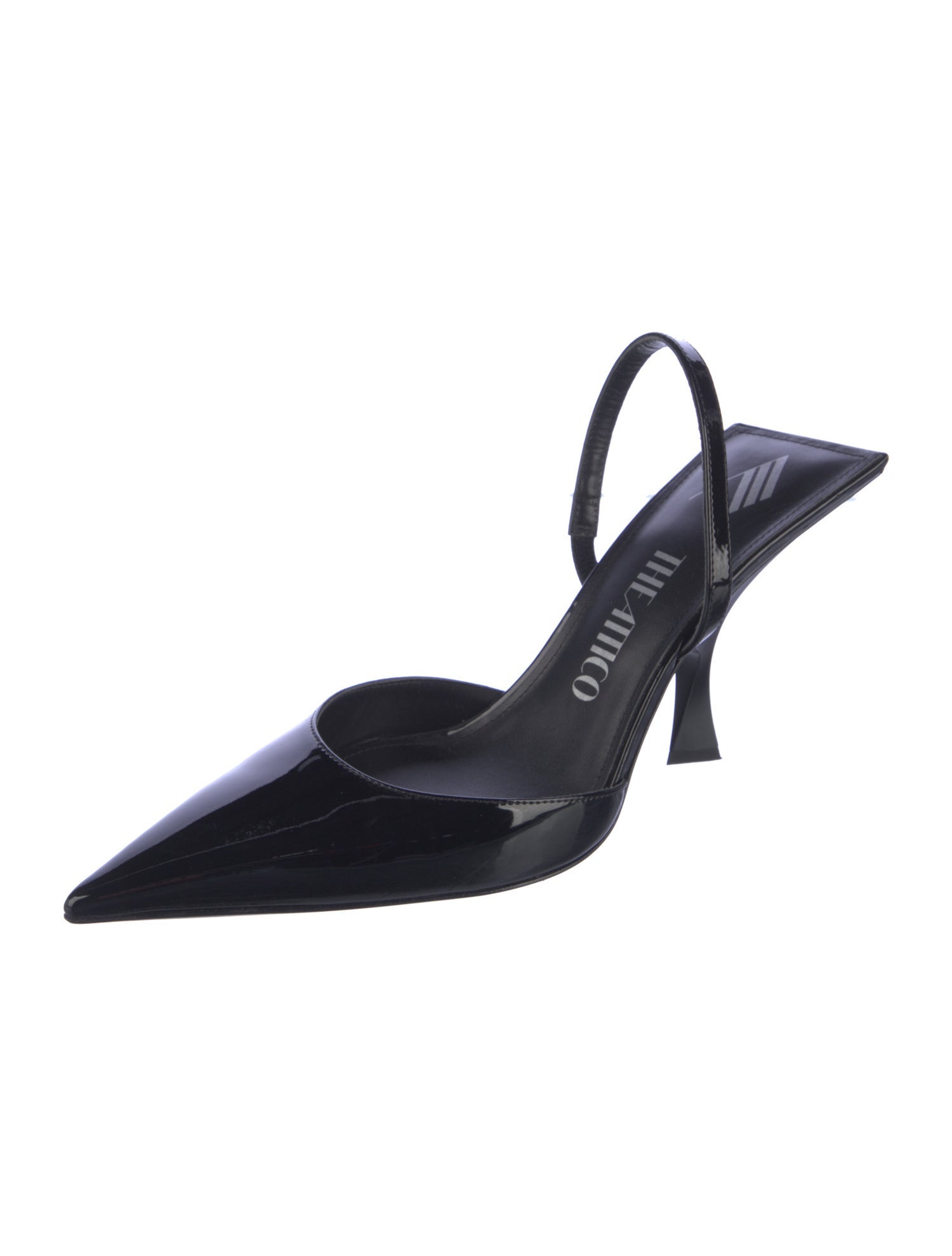 Attico Leather Slingback Pumps