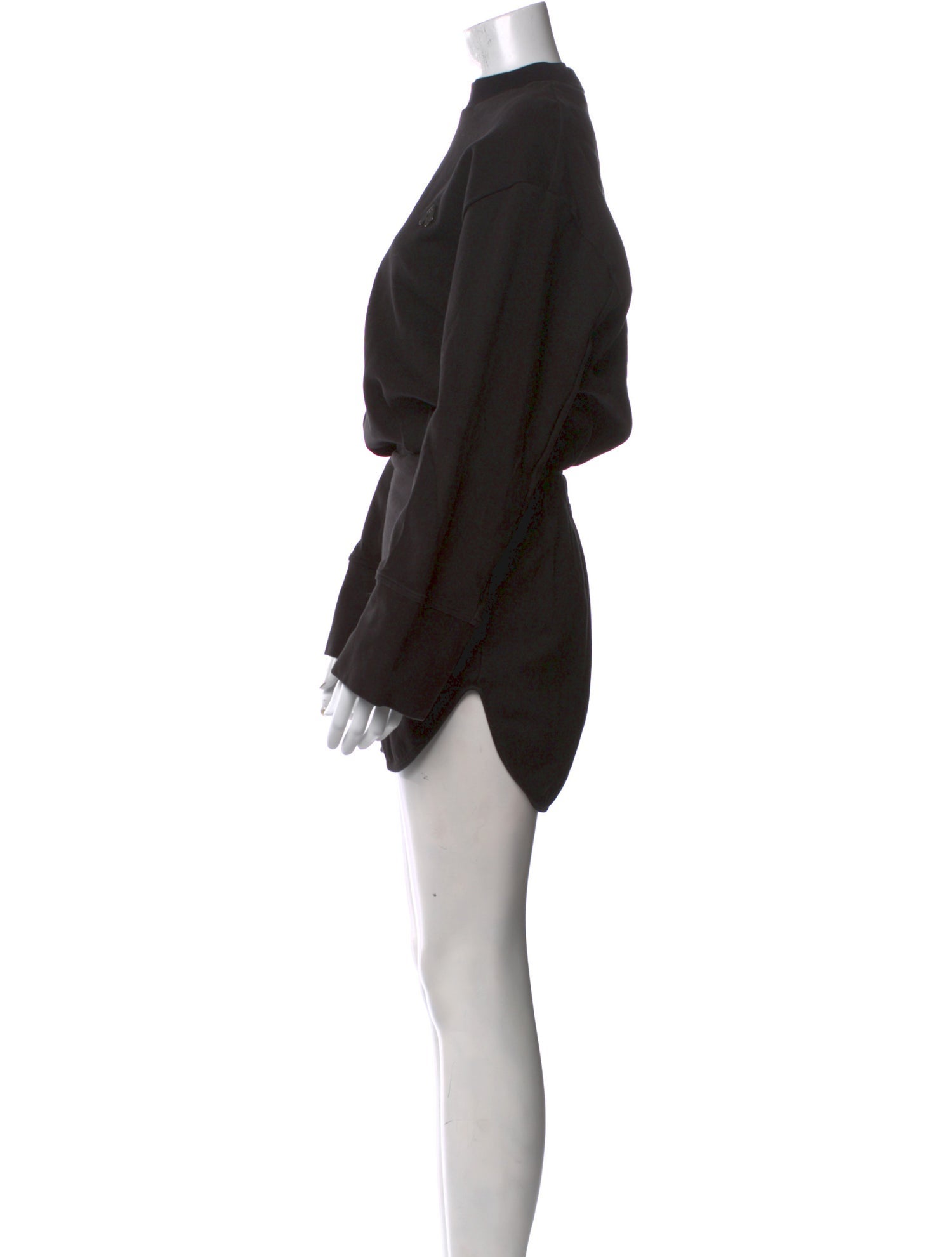 Attico Mock Neck Mini Dress