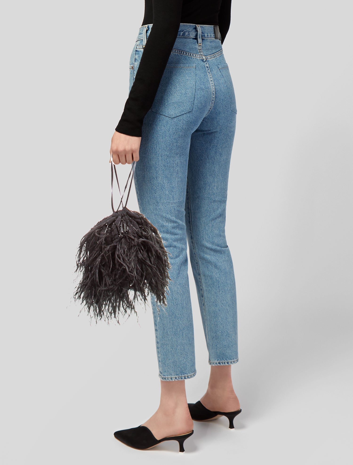 Attico Nylon Evening Bag