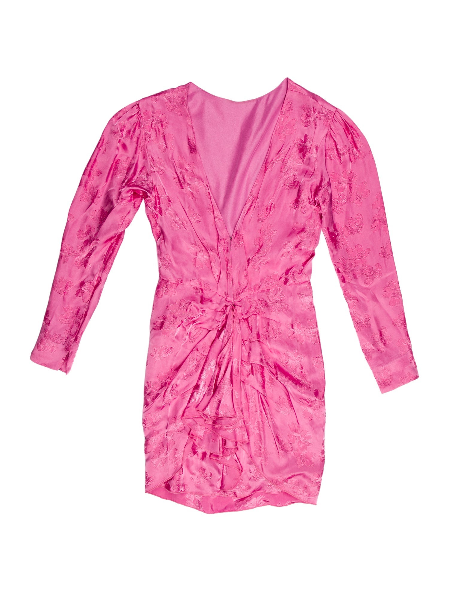 Attico V-Neck Mini Dress