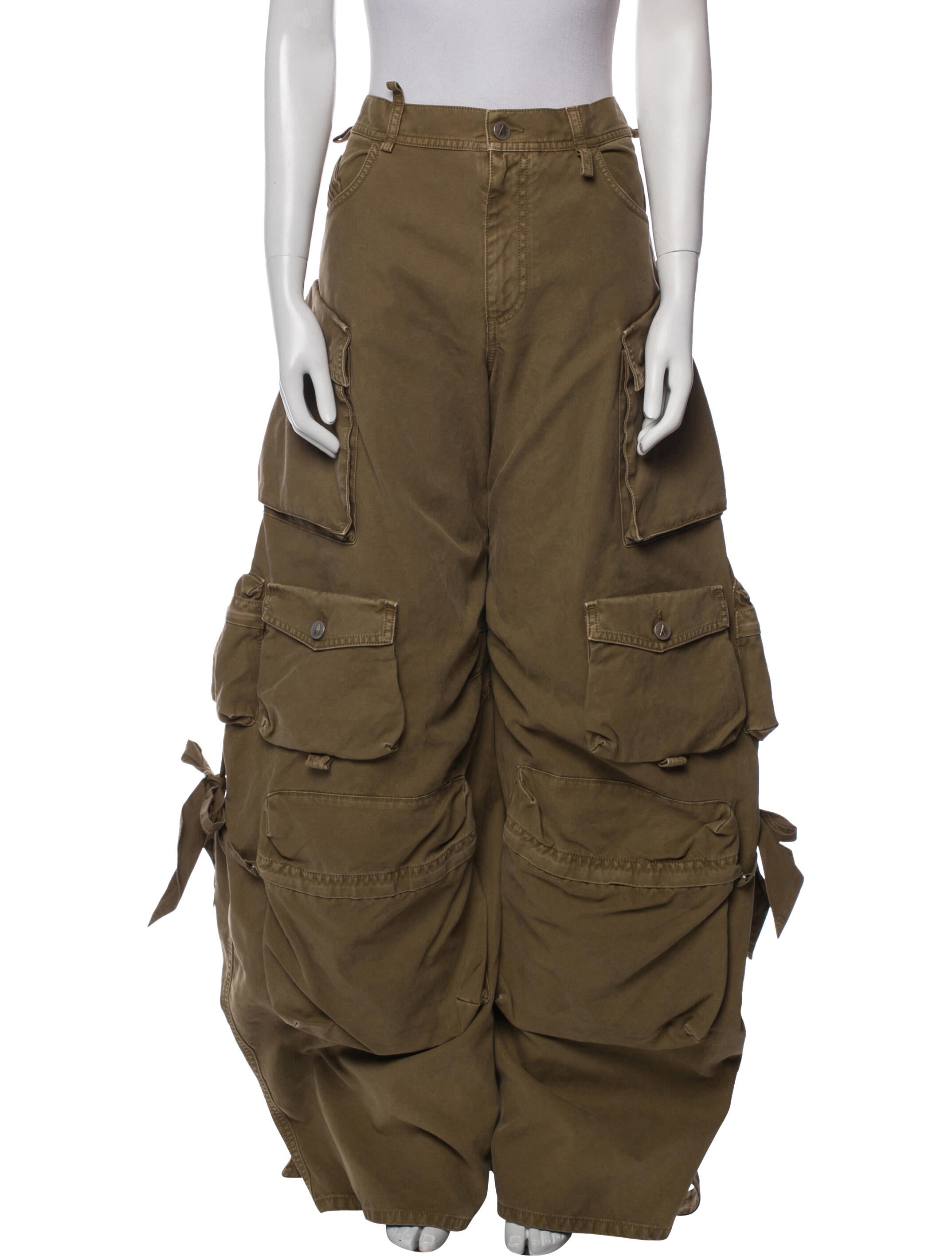 Attico Wide Leg Pants