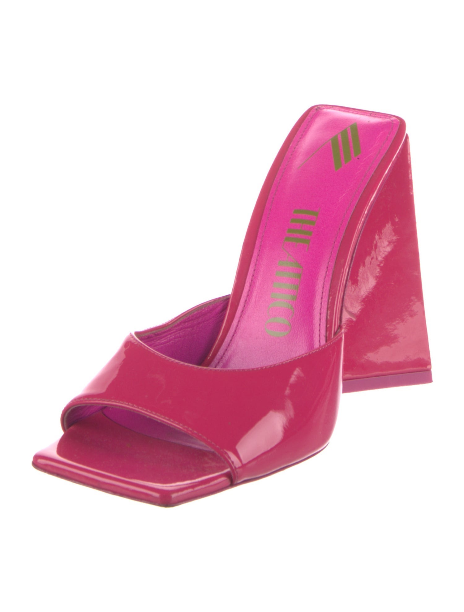 Attico Patent Leather Slides