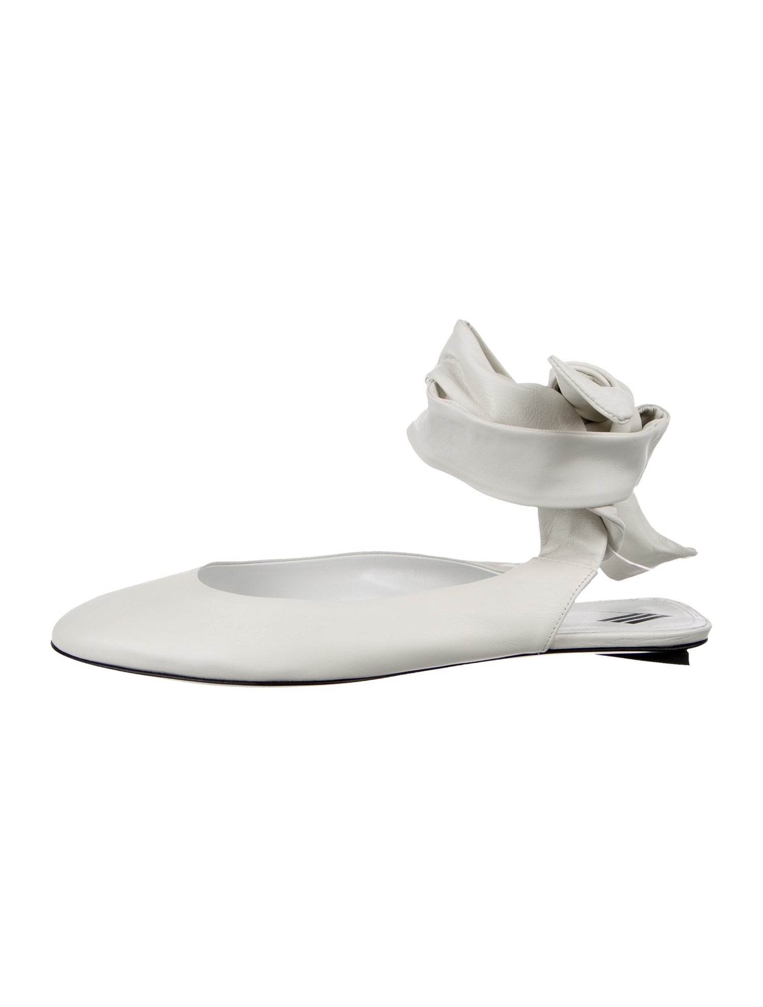 Attico Leather Flats