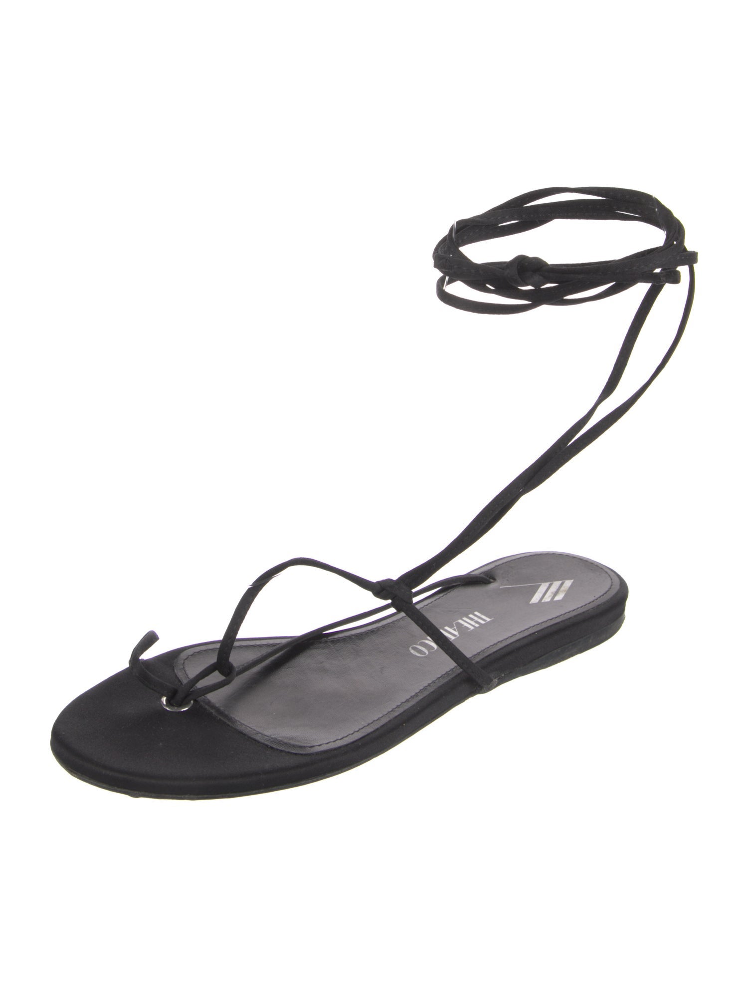 Attico Satin Gladiator Sandals