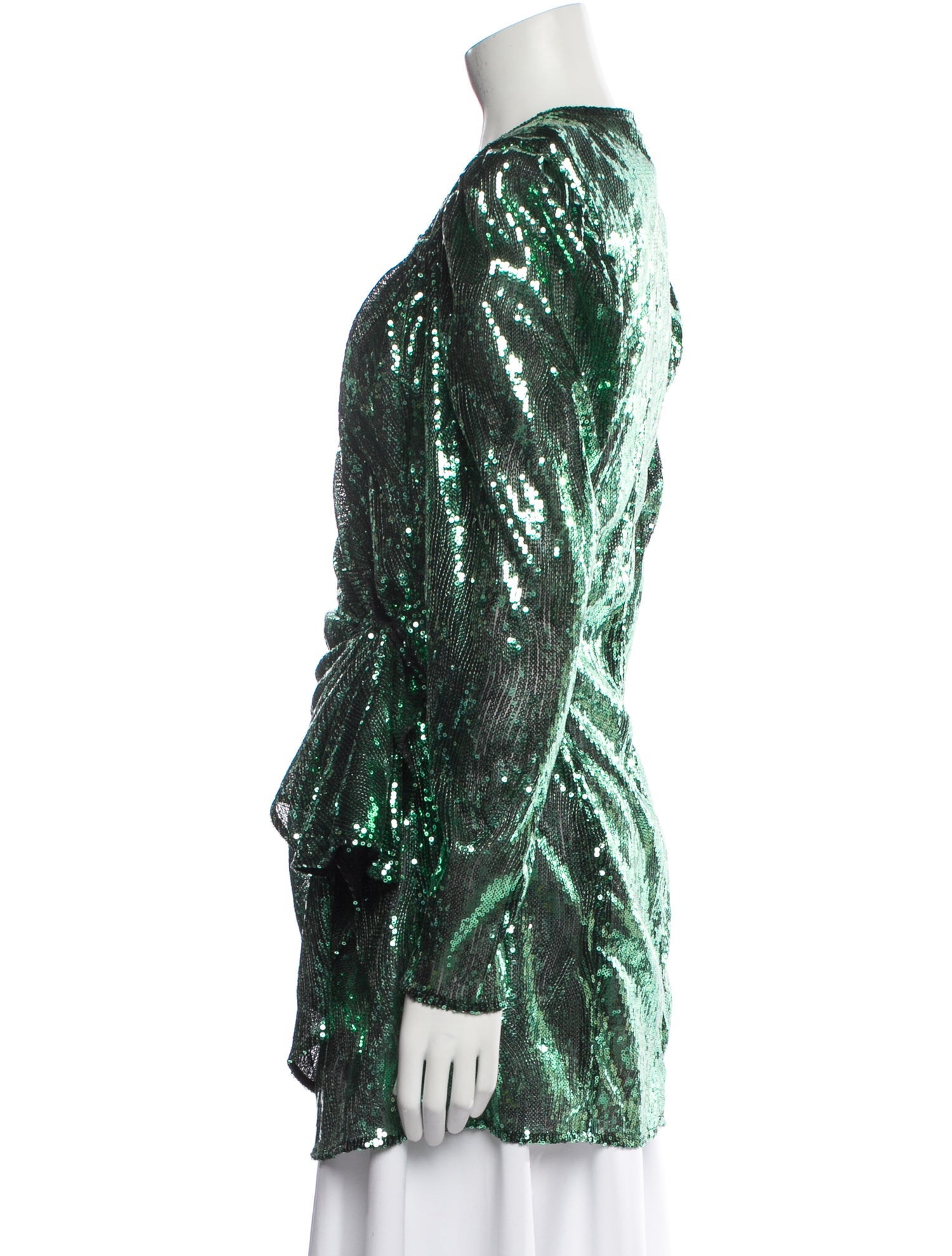 Attico Sequin Embellishments Robe