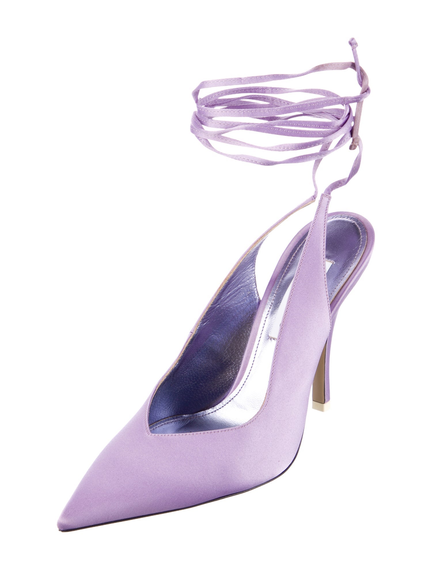 Attico Satin Slingback Pumps