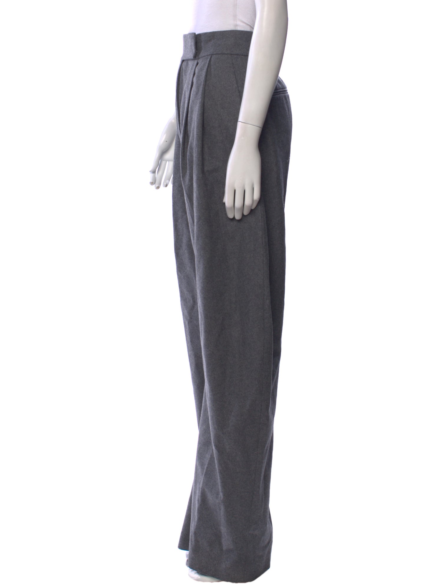 Attico Virgin Wool Wide Leg Pants w/ Tags