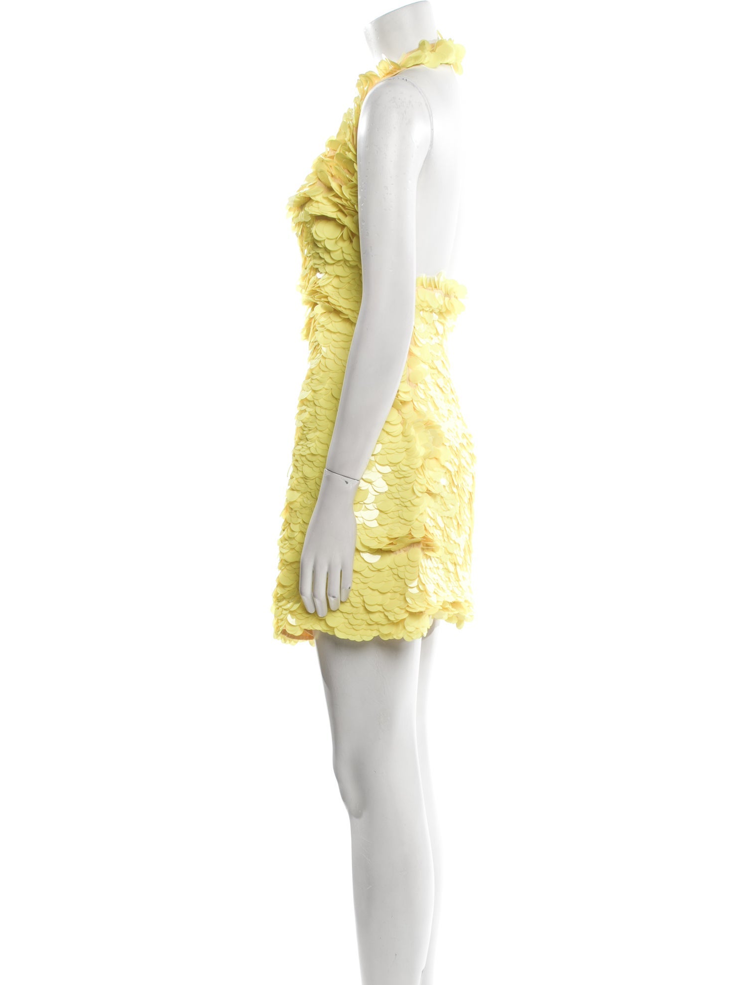 Attico Halterneck Mini Dress