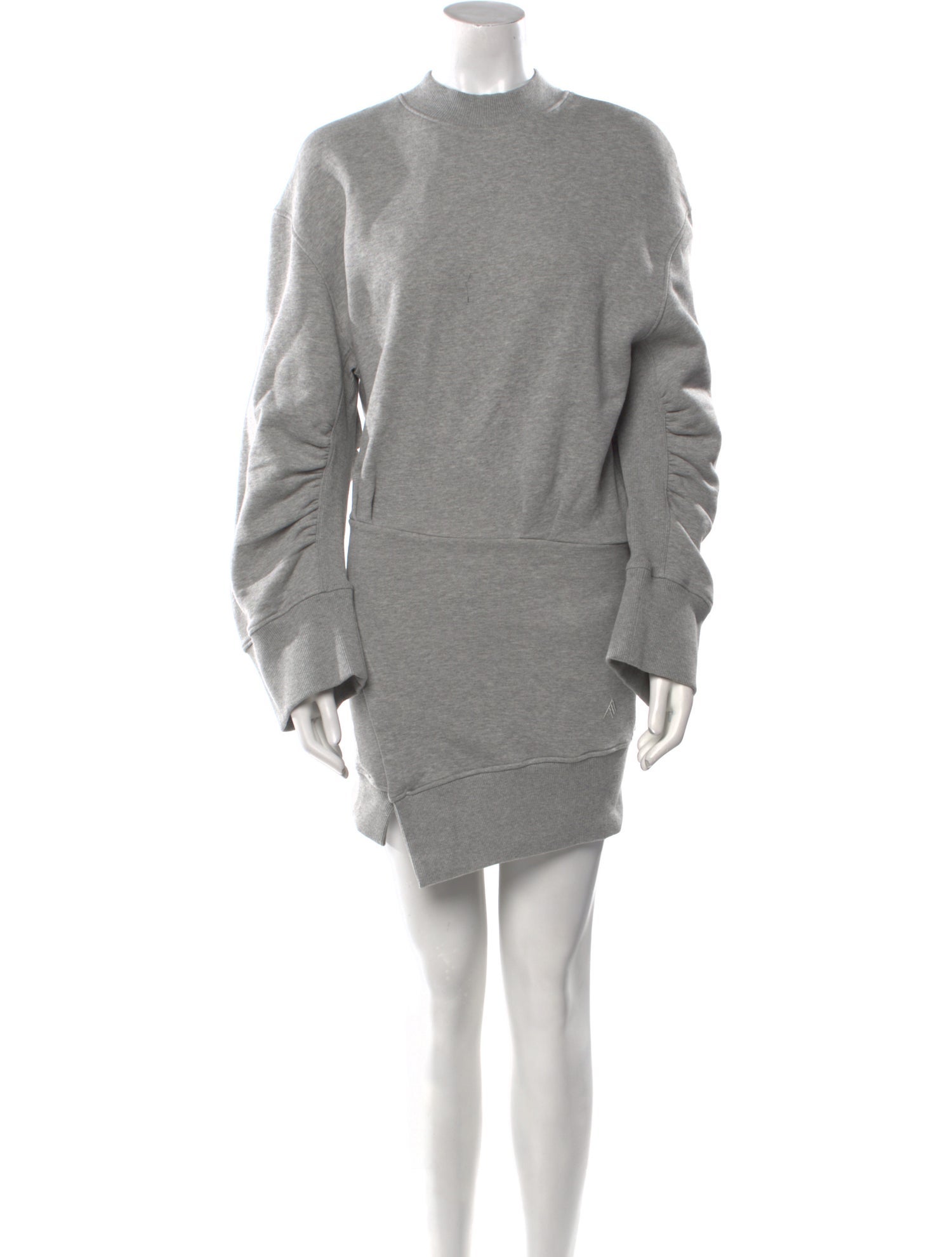 Attico Mock Neck Mini Dress