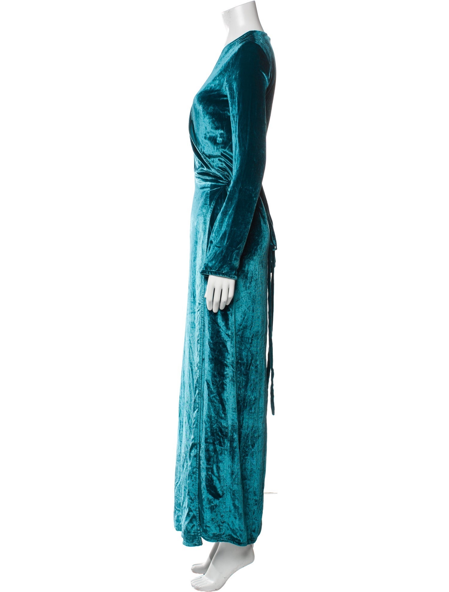 Attico V-Neck Long Dress w/ Tags