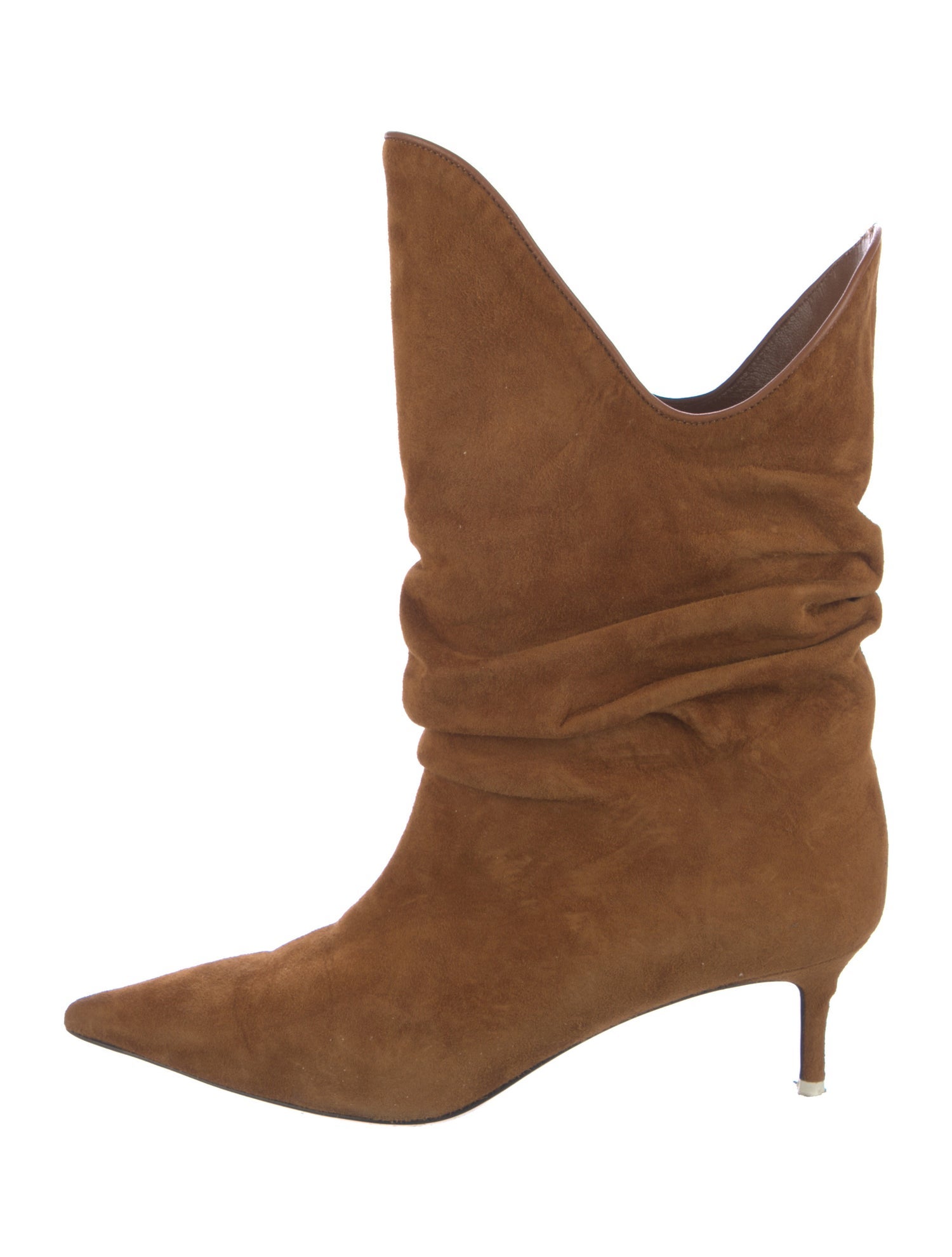 Attico Suede Slouch Boots