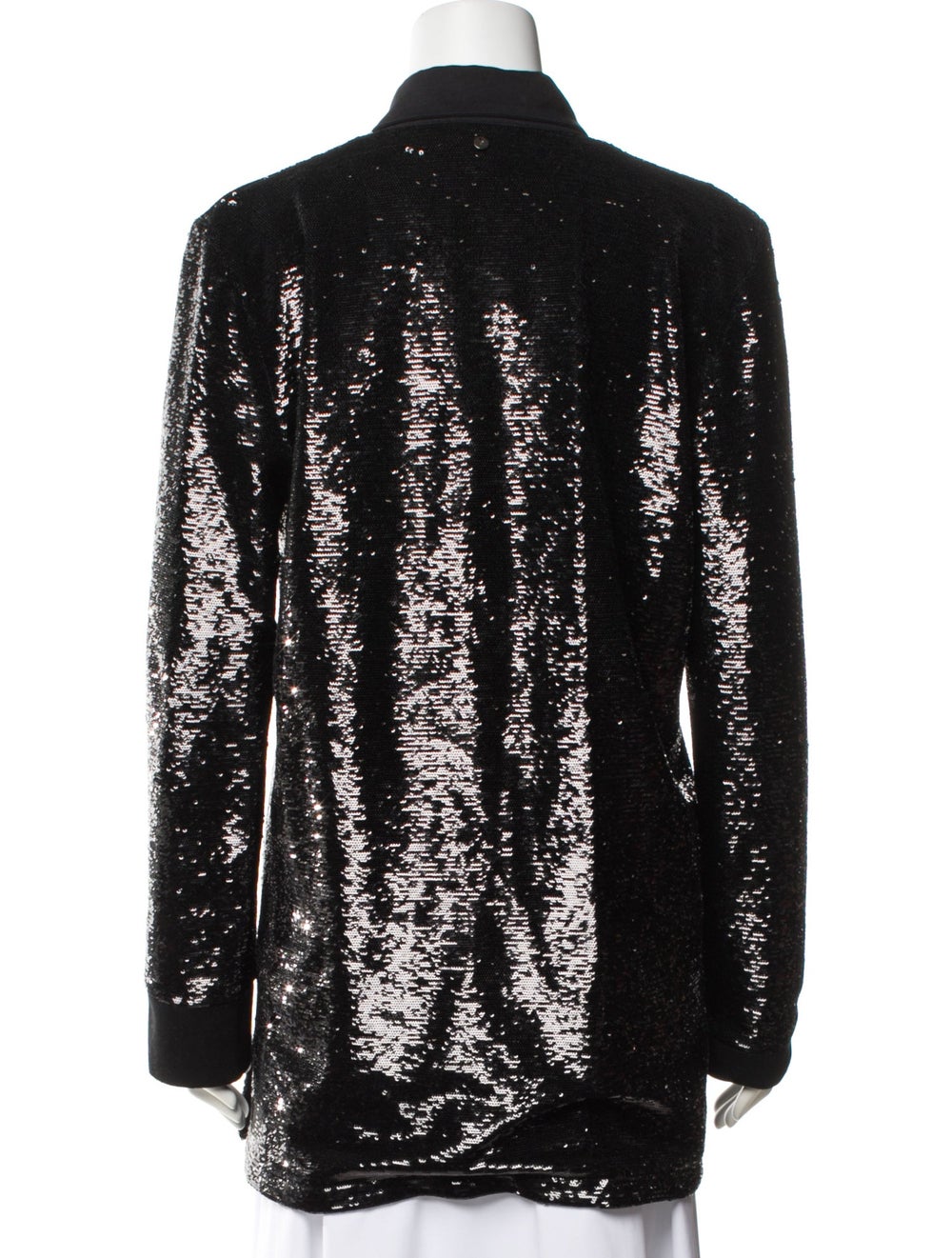 Attico Sequin Patterned Button-Up Top - image 3
