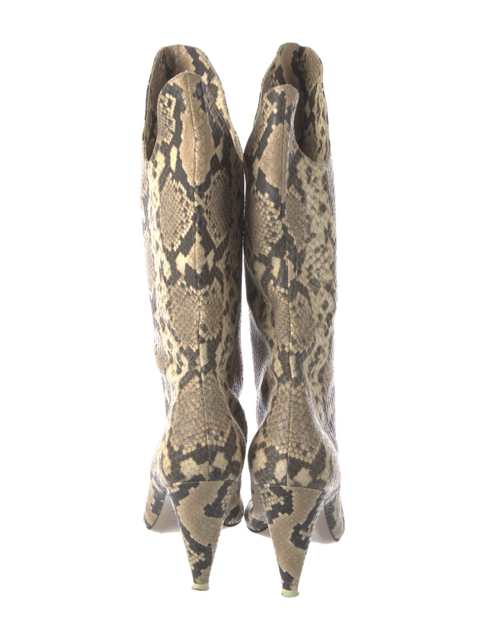 Attico Python Animal Print Boots - image 4