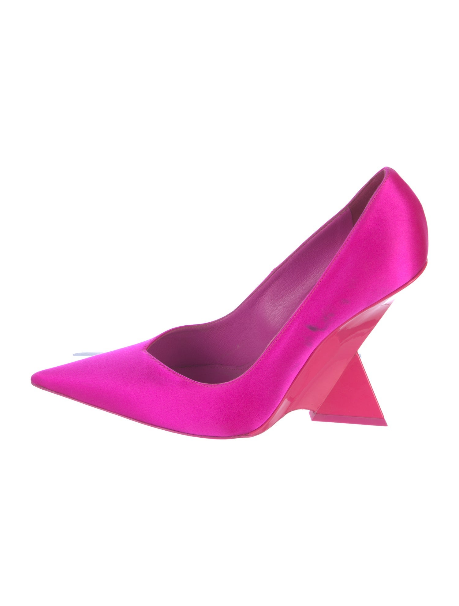 Attico Satin Pumps