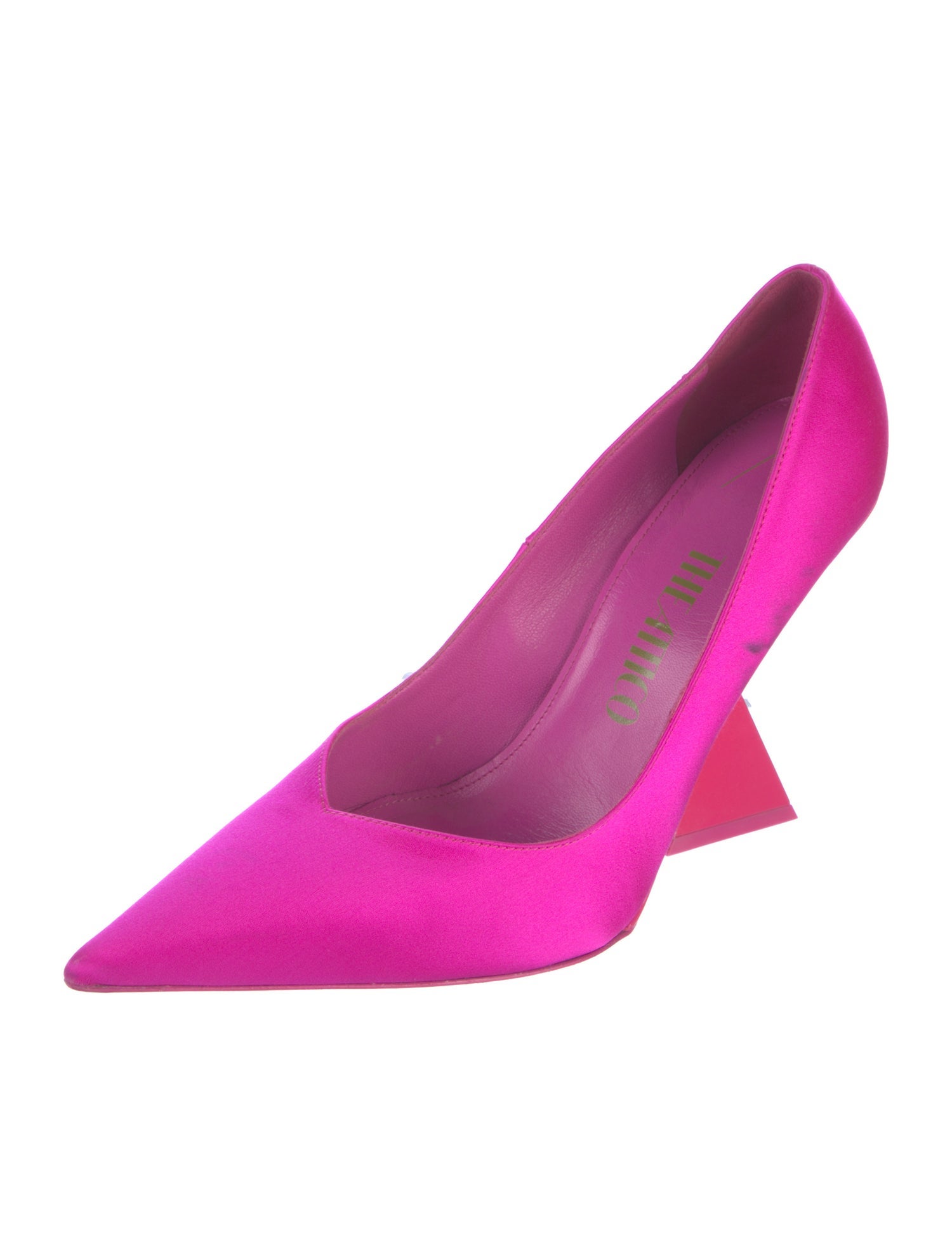 Attico Satin Pumps