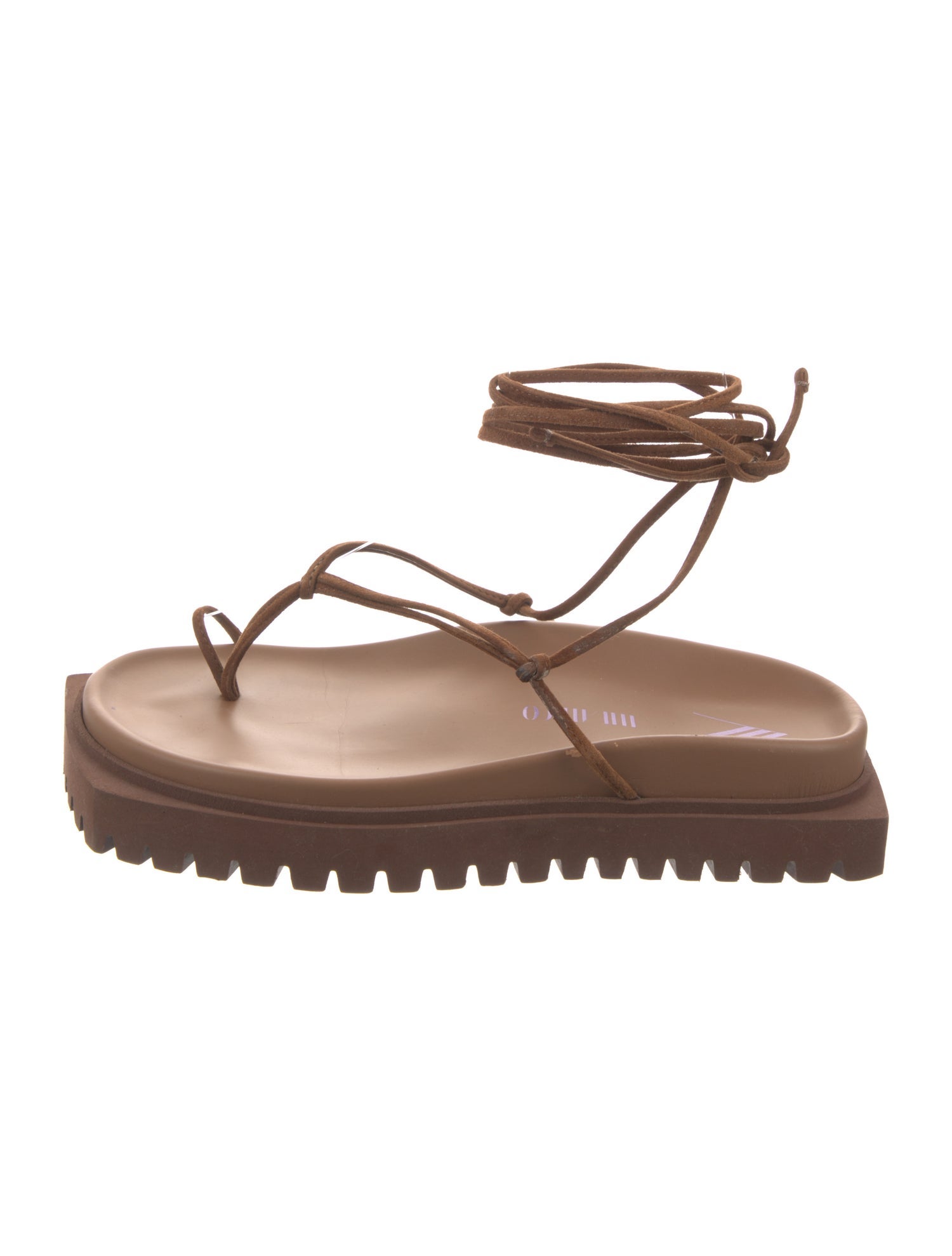 Attico Suede Gladiator Sandals