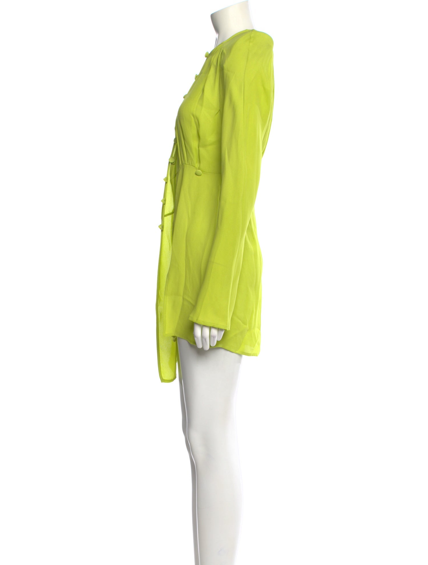 The Attico Attico Crew Neck Mini Dress - Green Dresses, Clothing -  ATTCO33039 | The RealReal