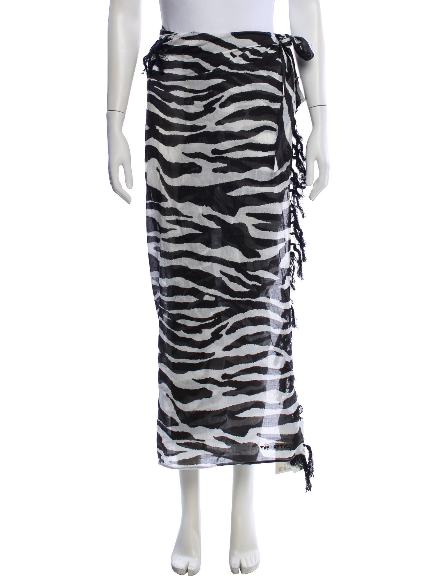 The Attico Attico Animal Print Cover-Up w/ Tags