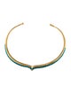 Aurélie Bidermann Enamel Choker Necklace