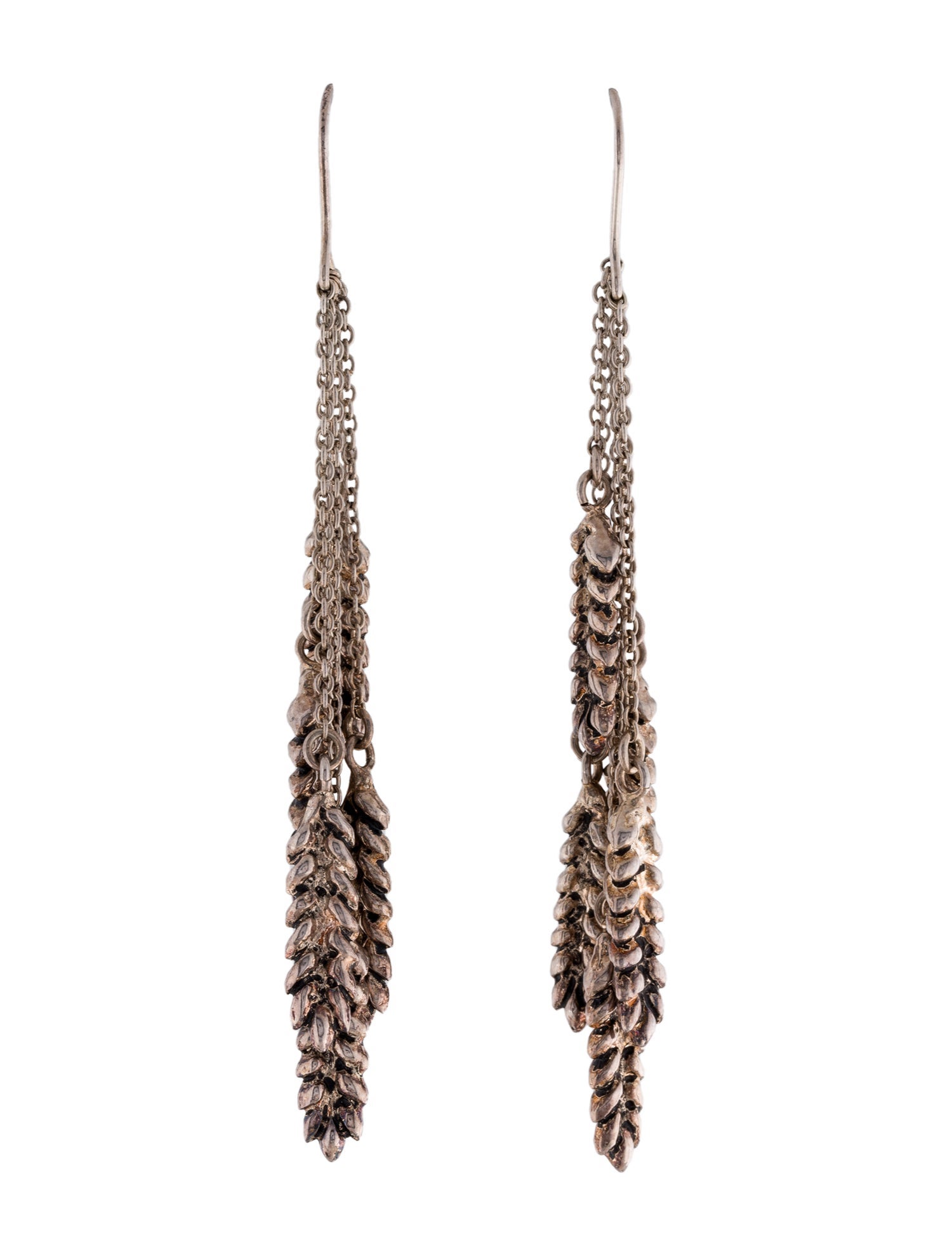 Aurélie Bidermann Wheat Tassel Drop Earrings