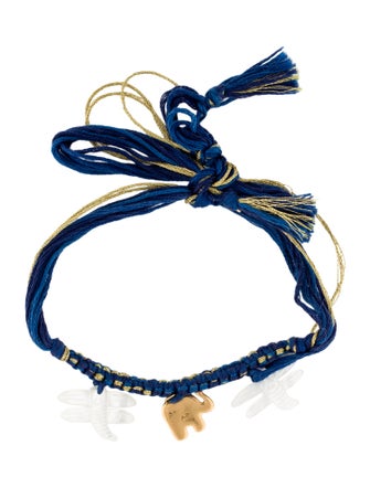 Aurélie Bidermann Faux Pearl & Elephant Charm Bracelet