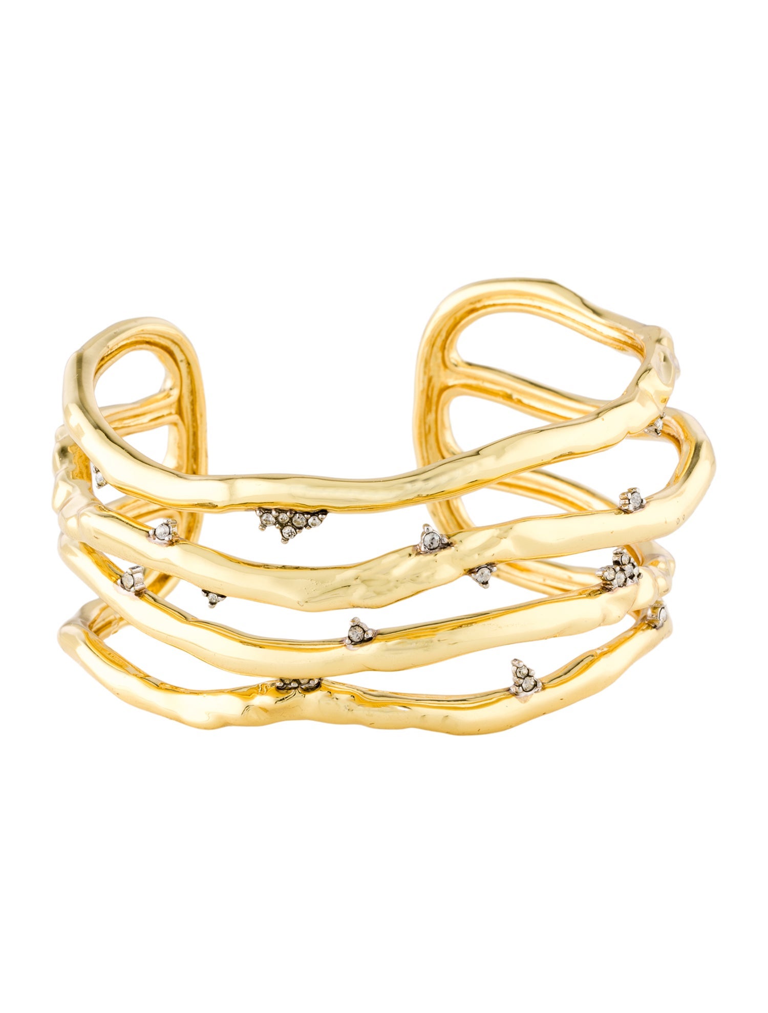 Aurélie Bidermann Cubic Zirconia Cuff Bracelet
