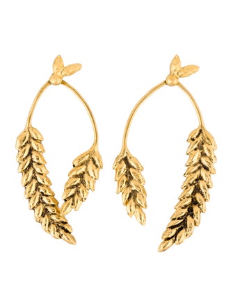 Aurélie Bidermann Wheat Drop Earrings