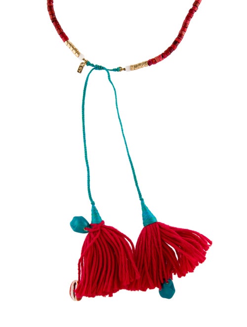 Aurélie Bidermann Sioux Wrap Around Tassel Necklace