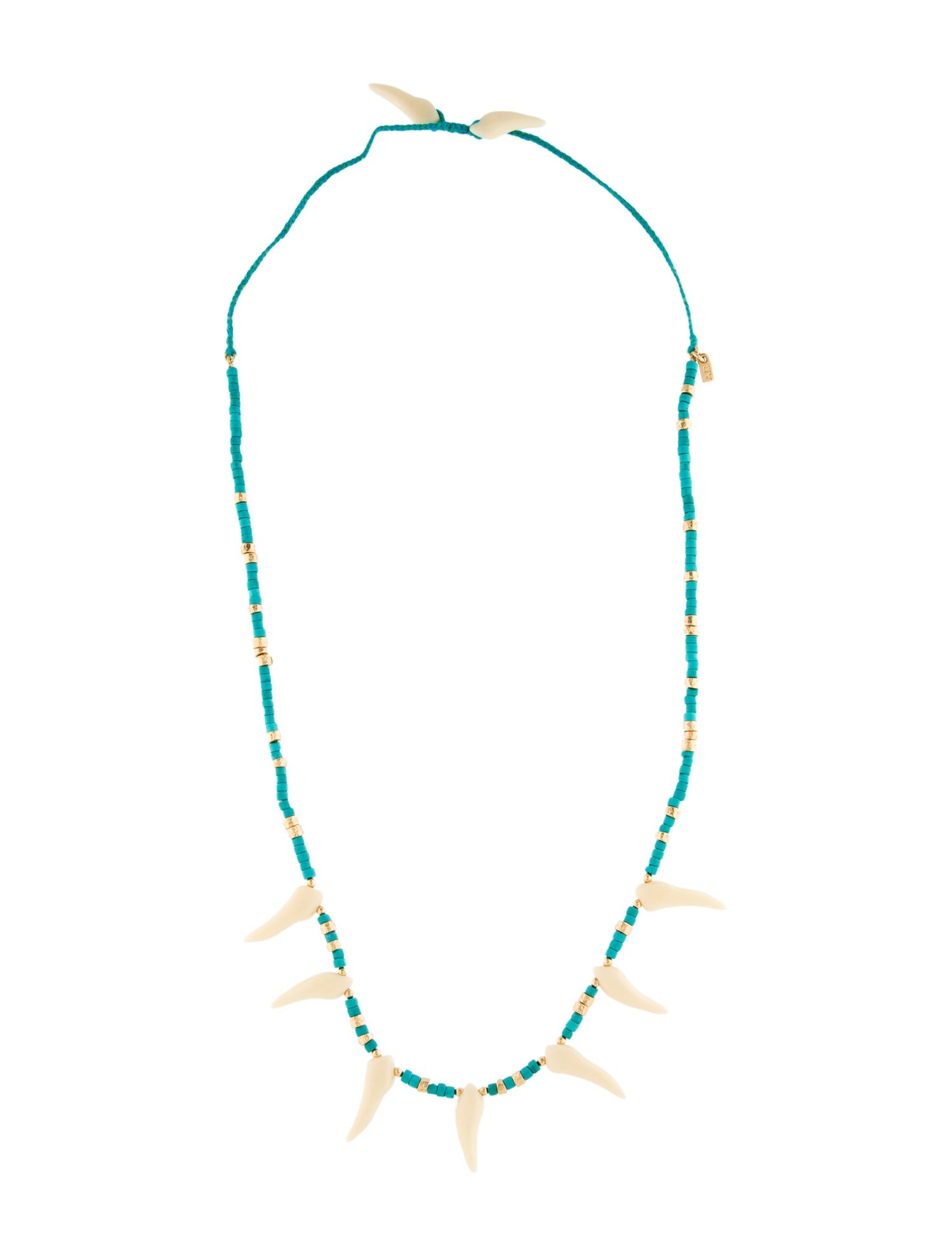 Aurélie Bidermann Resin Seashell Station Necklace