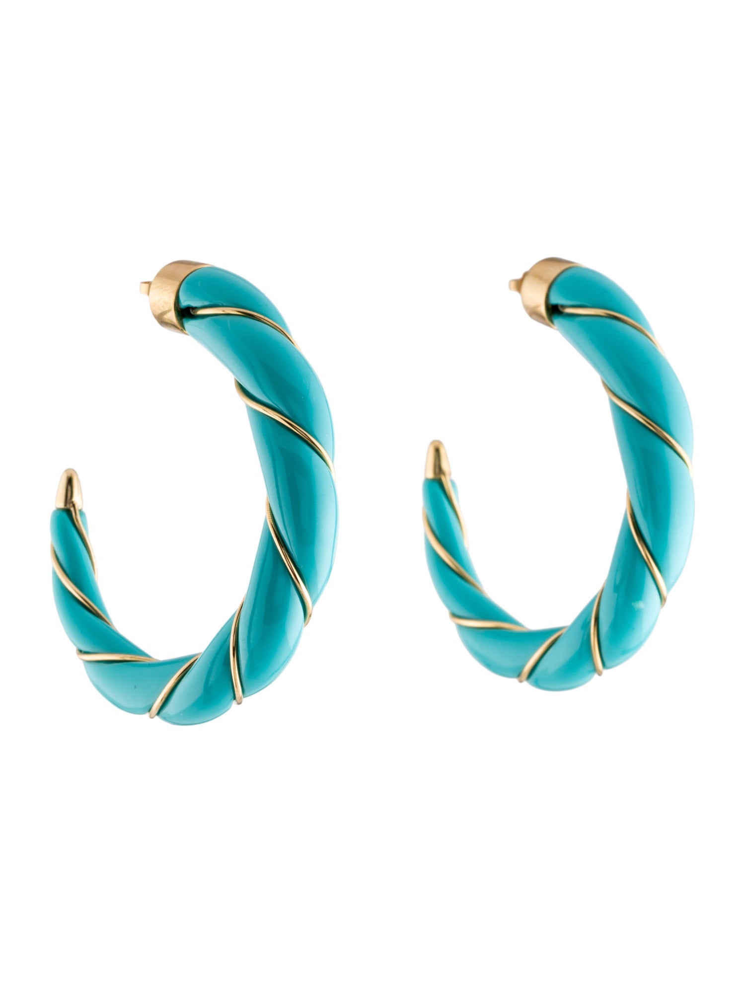 Aurélie Bidermann Diana Hoop Earrings