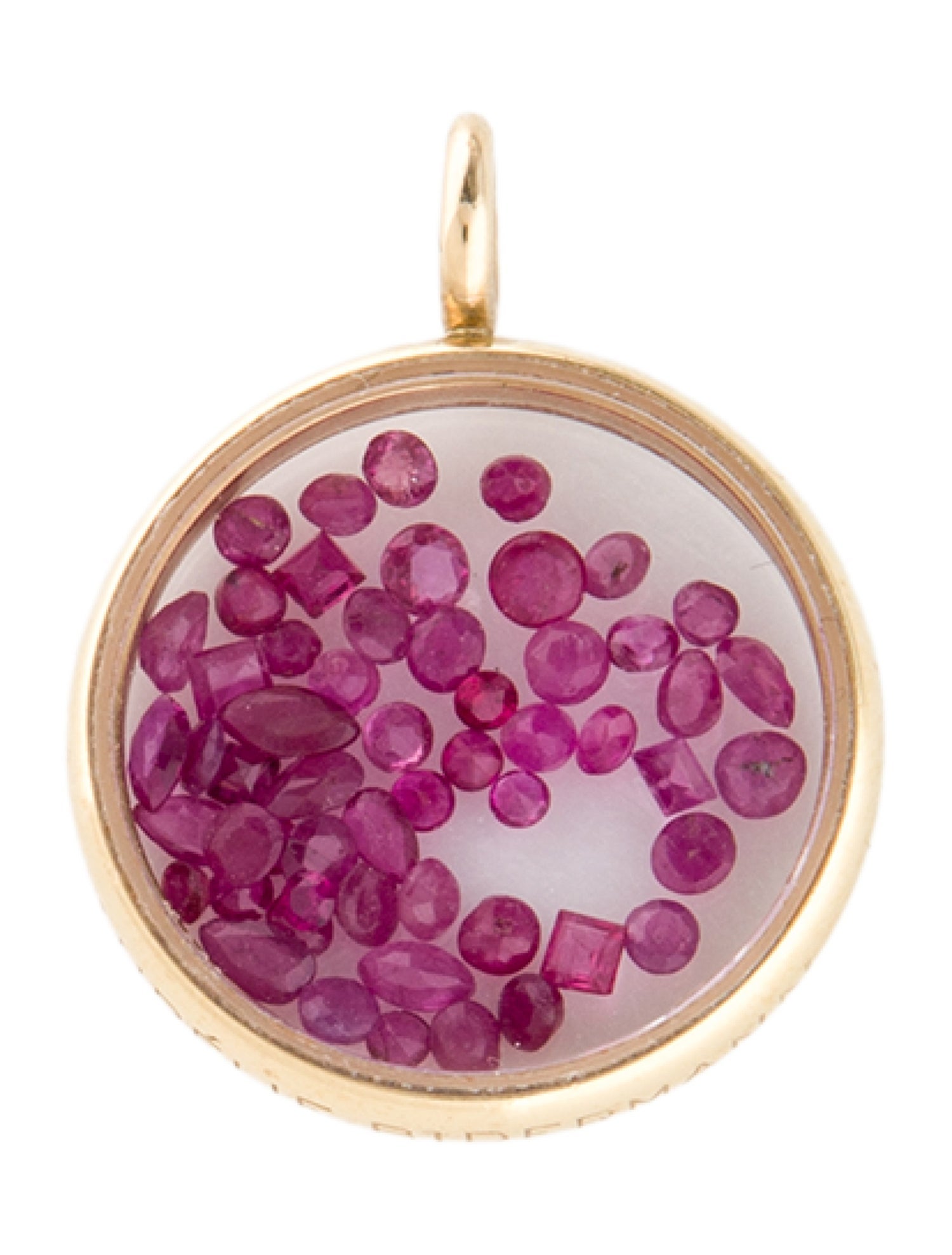 Aurélie Bidermann 18K Baby Chivor Ruby Pendant