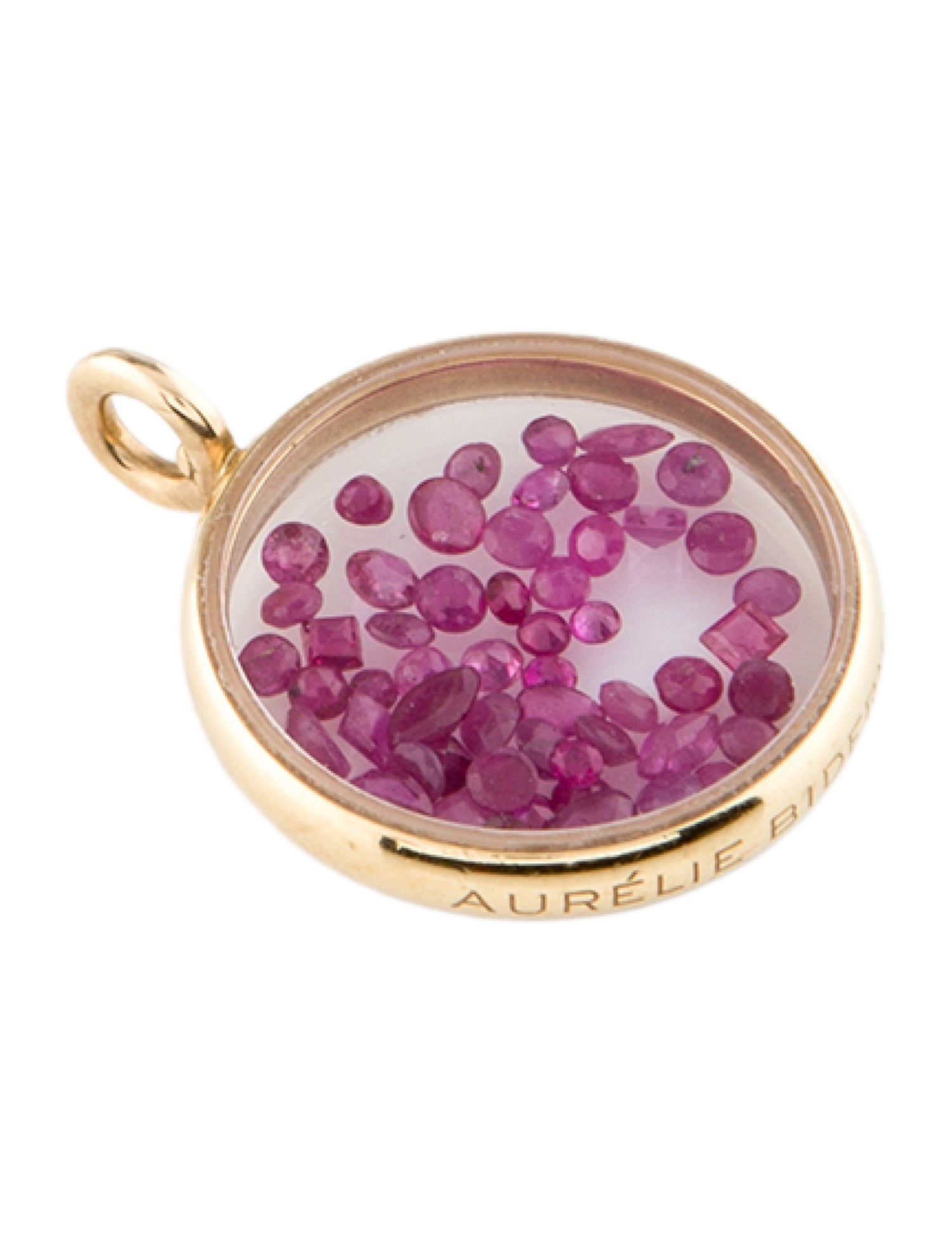 Aurélie Bidermann 18K Baby Chivor Ruby Pendant