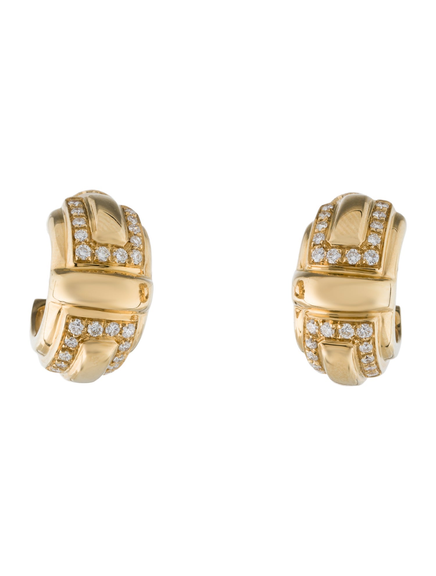 Audemars Piguet 18K 1.82ctw Diamond Earclip Earrings
