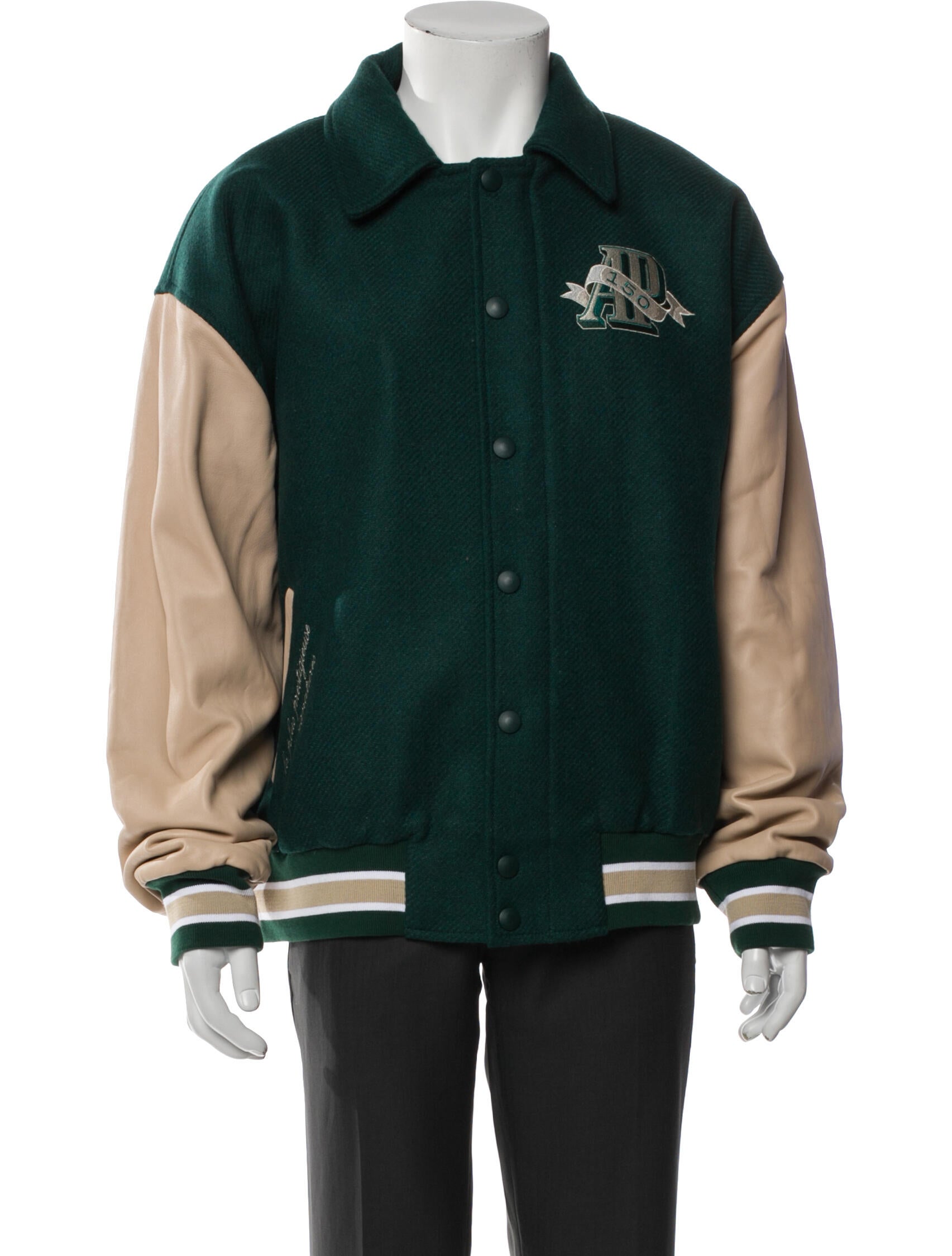 Audemars Piguet Wool Striped Varsity Jacket