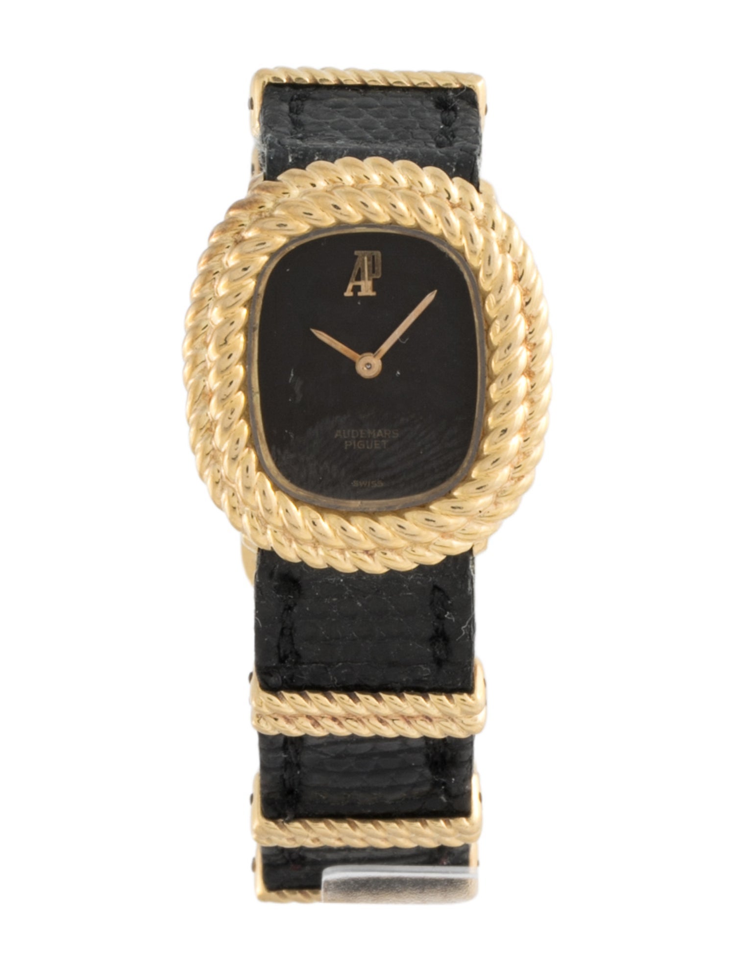 Audemars Piguet Vintage Gold and Leather Watch