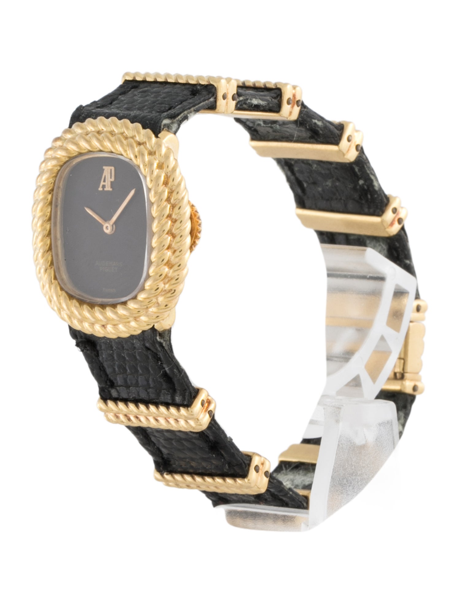 Audemars Piguet Vintage Gold and Leather Watch