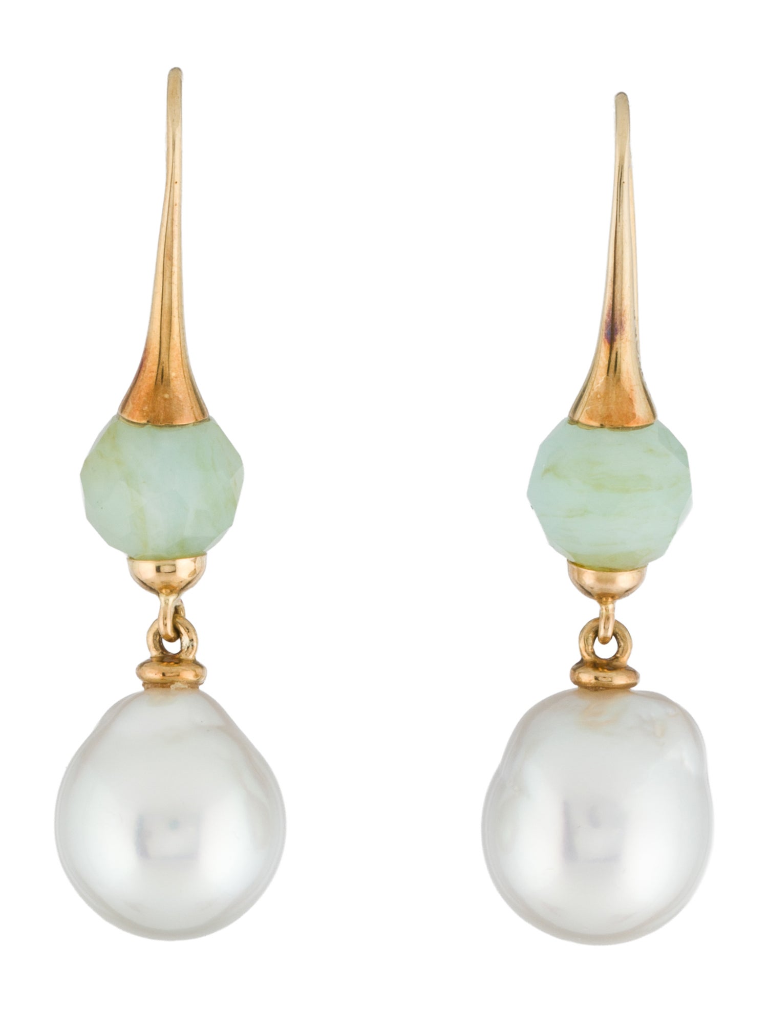 Autore 18K Pearl & Opal Drop Earrings