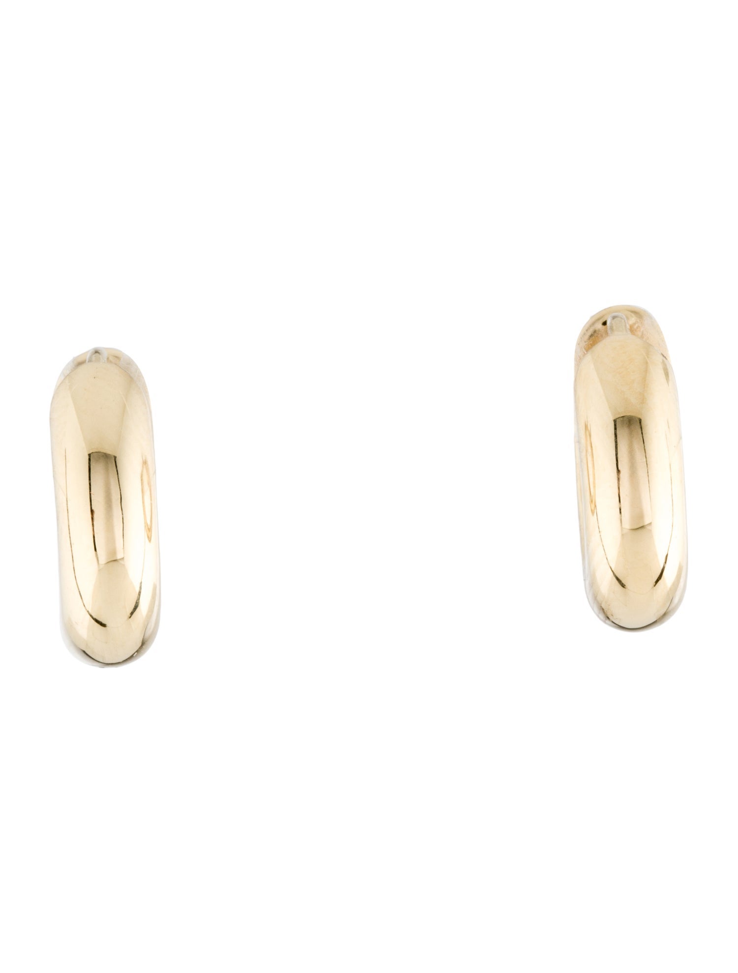 Aurate Small Chunky Hinged Hoop Earrings