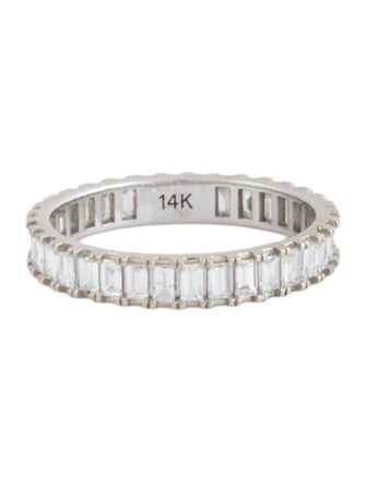 Aurate 14K Bold Diamond Baguette Ring