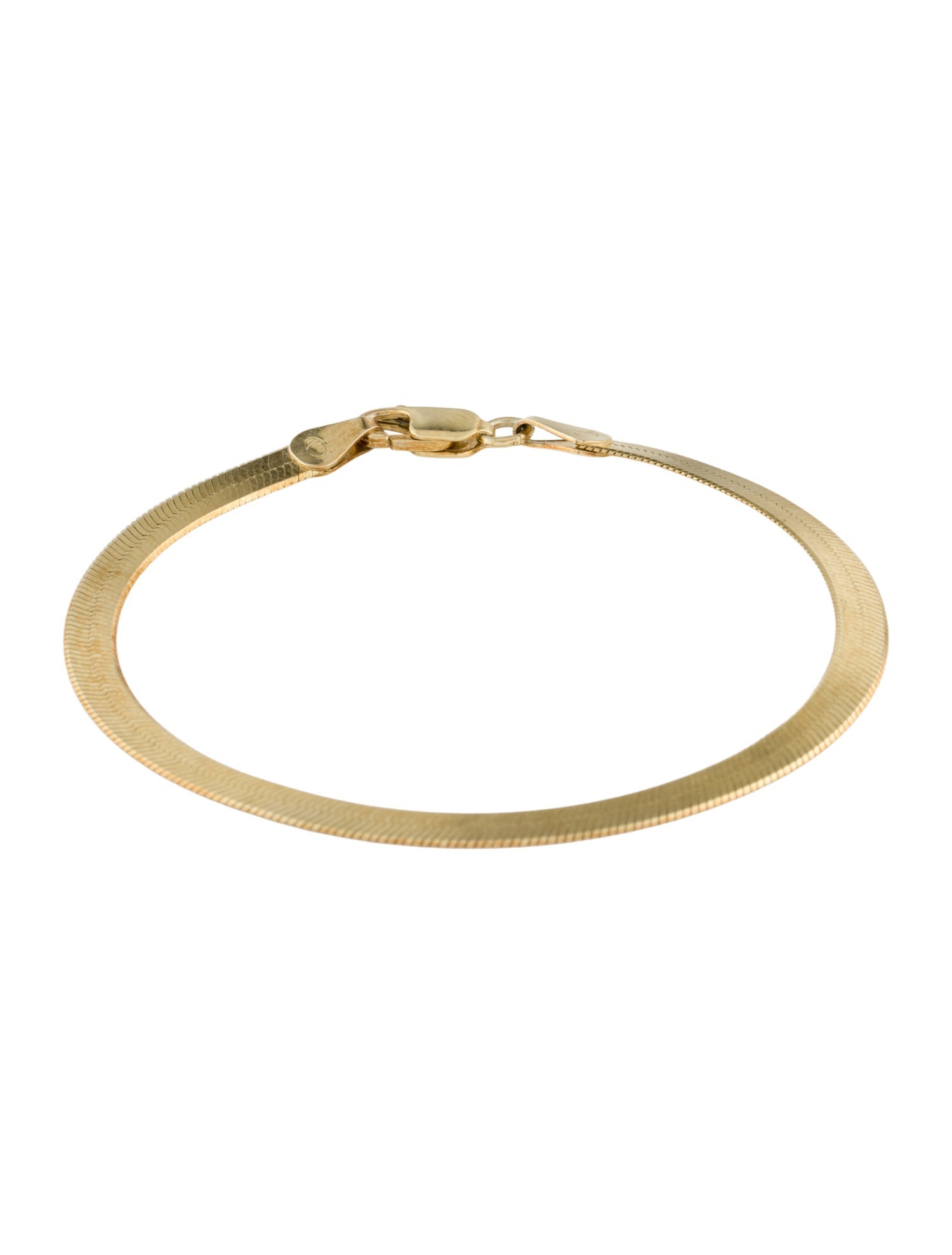 Aurate Herringbone Link Bracelet