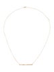 Aurate 14K Bar Necklace