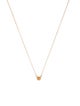 Aurate 14K Citrine Birthstone Pendant Necklace
